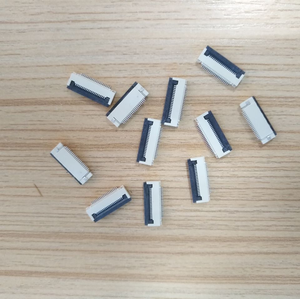 厂家直销0.5-20P翻盖贴片式连接器 质量保证