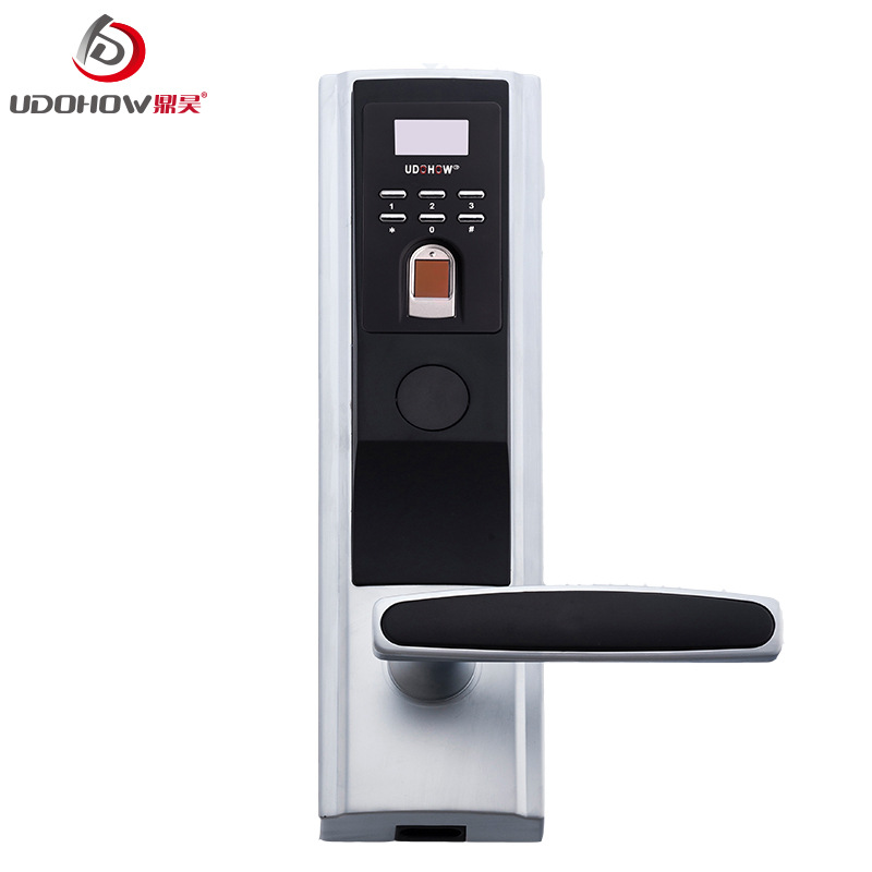 udohow/鼎昊 微智指纹锁高档公寓智能锁 指纹密码锁 感应锁8921
