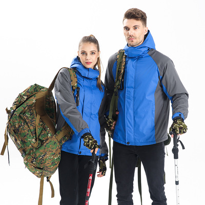outdoors Pizex thickening Plush Adidas jacket coat express Take-out food Riding staff LOGO Printing