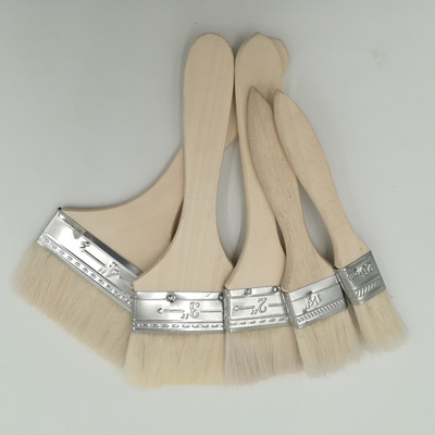 Manufactor goods in stock wholesale Wool brush Multiple size wool texture of material Paint brush latex Paint Brush