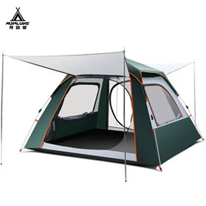 3-4 people full-automatic tent camping supplies double sunscreen camping tent factory wholesale