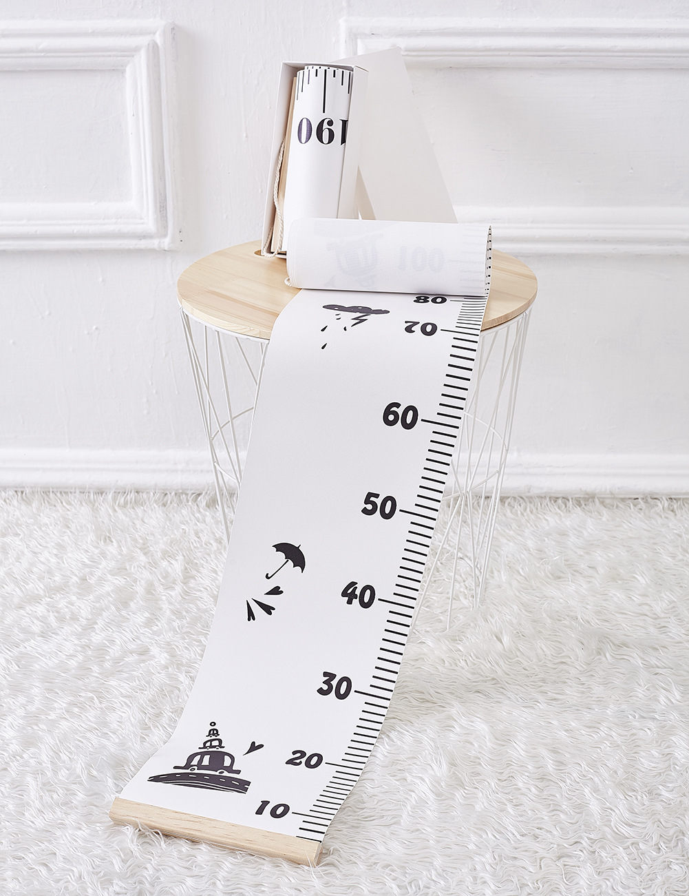 Height ruler wall photography props