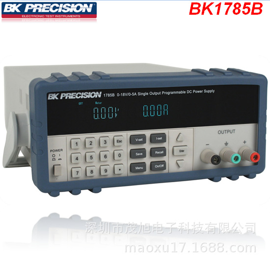 百科BK Precision【BK1785B】RS232线性可编程直流电源18V/5A/90W
