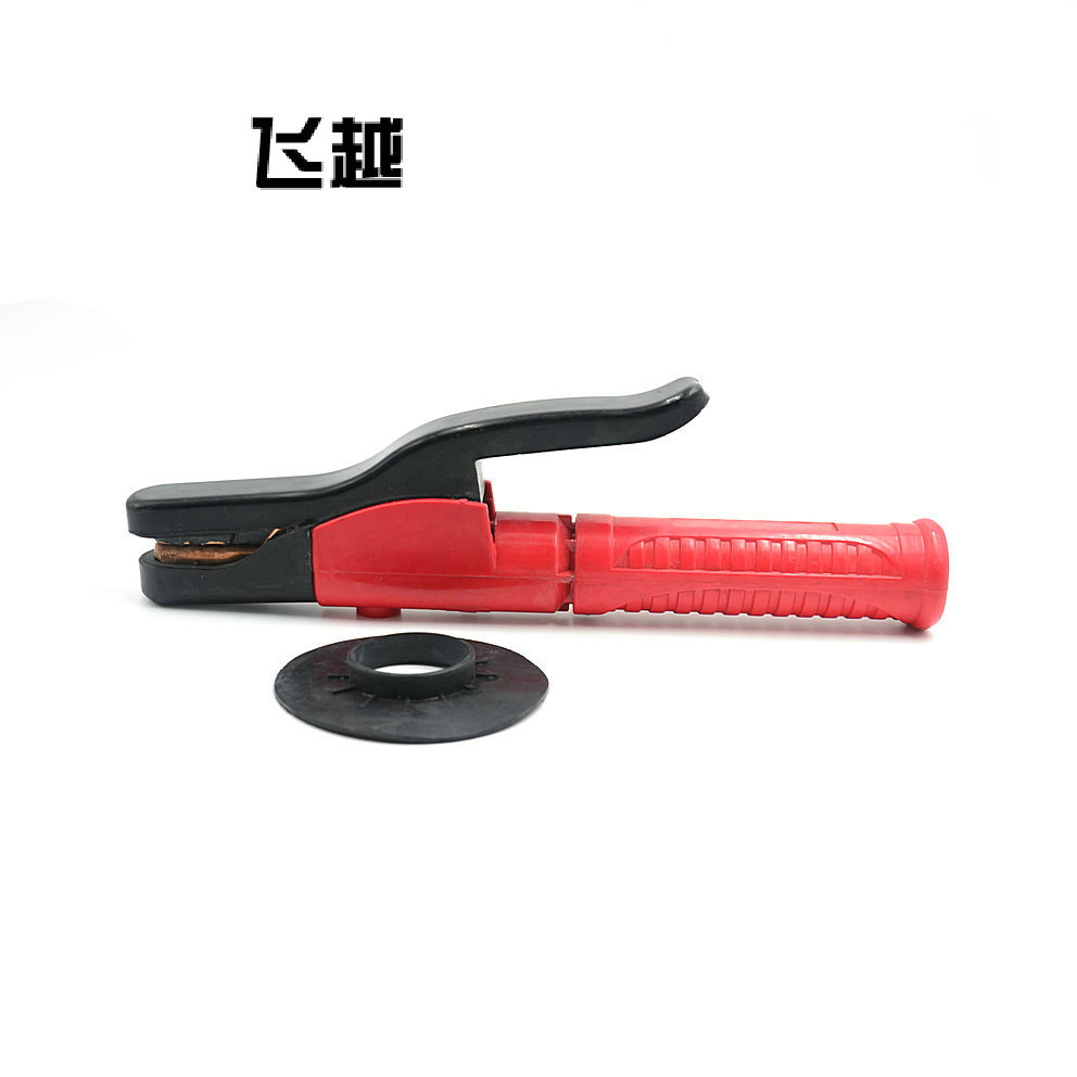 飞越螺旋式橡胶圈防 烫电焊钳 精品防摔防漏电焊把钳500A/600A/80