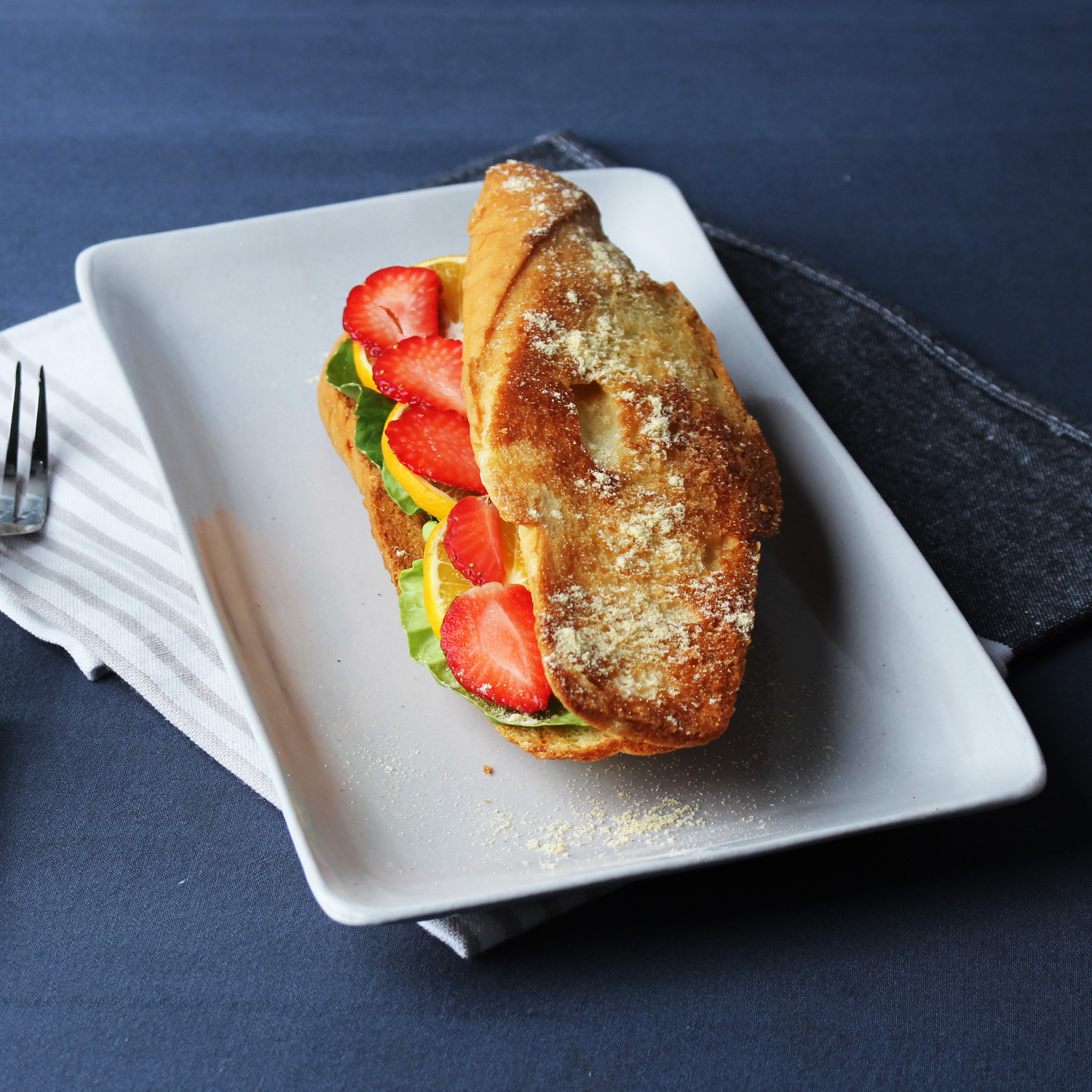 Placa de cerámica retro de estilo japonés Placa de forma especial borde Hotel restaurante vajilla hogar plato de cocina placa plana placa cuadrada