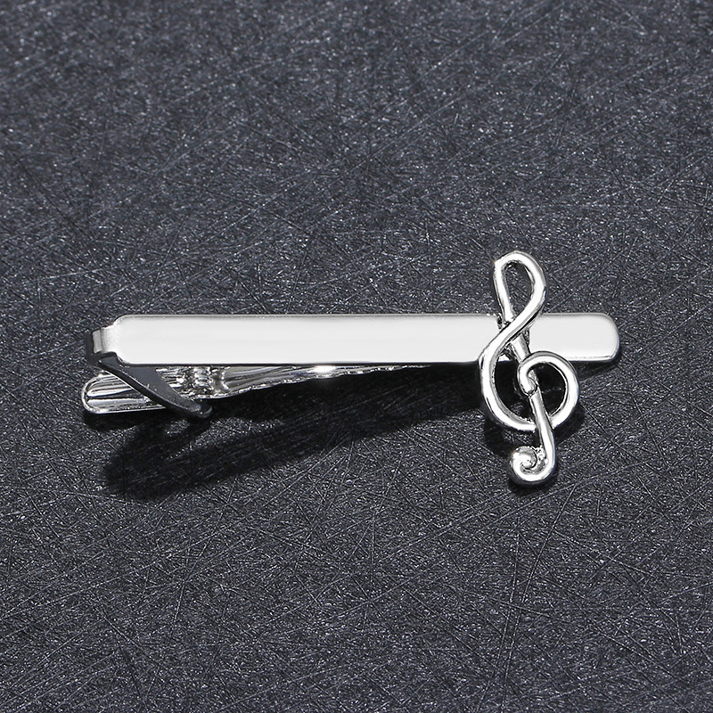 Cross-border Hot-selling Accessories European And American Fashion Hot-selling Accessories Men&#39;s Tie Clip Business Shirt Note Clip display picture 3