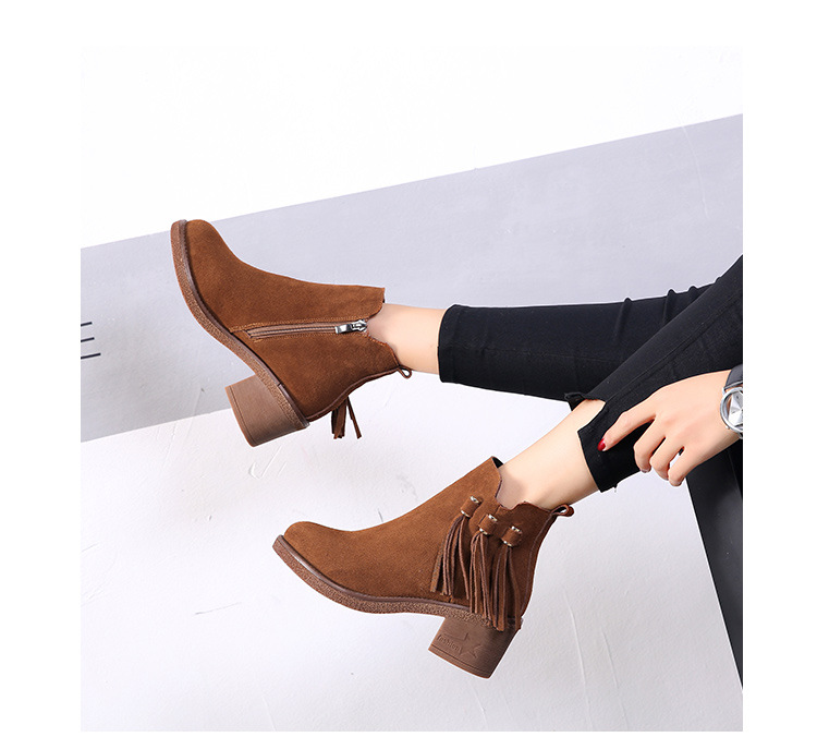 Bottes femme en En cuir - Ref 3355172 Image 16