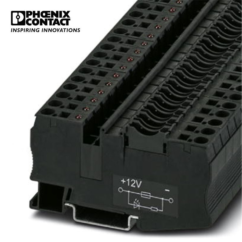 菲尼克斯保险丝端子4平方快速连接-ST 4-FSI/C-LED 12