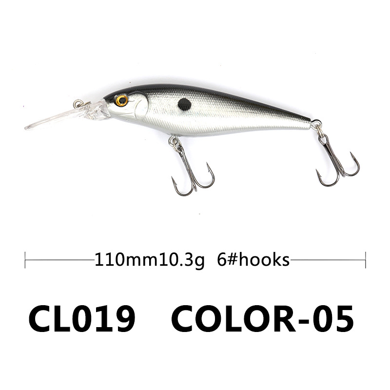 Sinking Minnow Fishing Lures 110mm 10.3g Haed Baits Fresh Water Bass Swimbait Tackle Gear