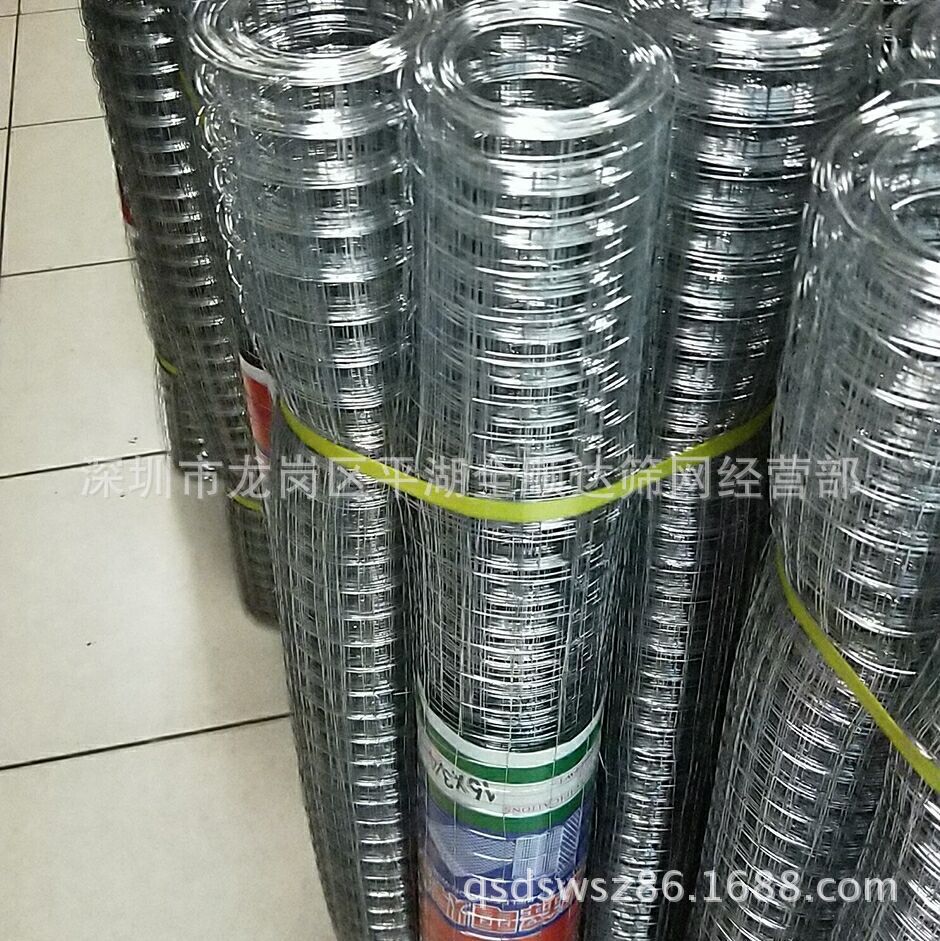 供应电焊网系列   平湖全顺达   华南城   1/4孔 铁丝网 抹墙网