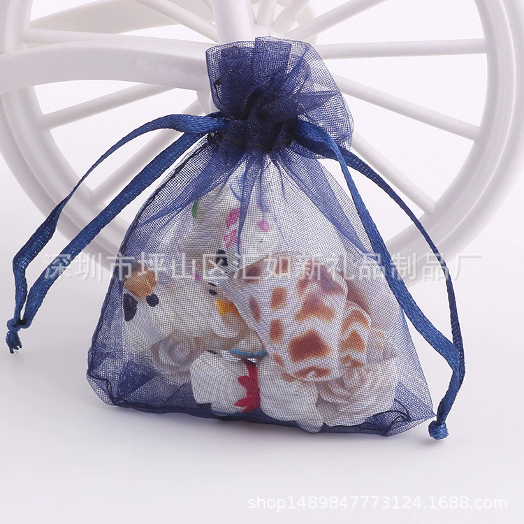 11*16 одноцветная сумка из органзы/подарочный марлевый мешок/марлевый мешок прозрачный марлевый мешок на шнурке жемчужный марлевый мешок