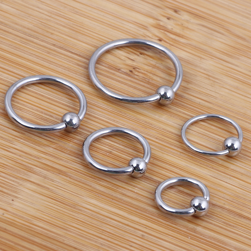 Fashion Geometric Stainless Steel Metal Nose Ring 1 Piece