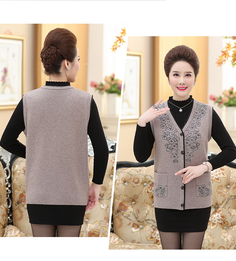 Gilet femme en Mélange de cachemire - Ref 3317963 Image 16