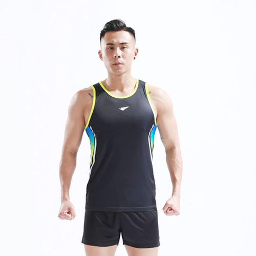 New track and field suit set, unisex, breathable, quick-dry, competition track and field clothing, running suit, group purchase and wholesale