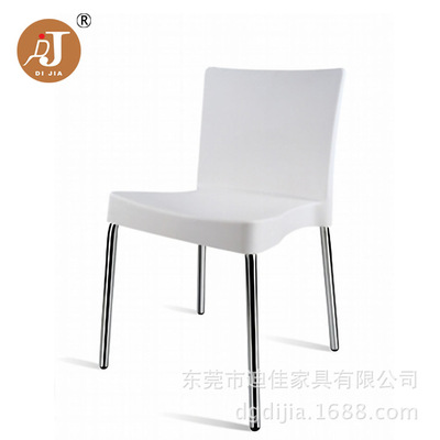 广东迪佳家具生产餐厅PP塑料椅餐椅员工食堂餐椅|ms