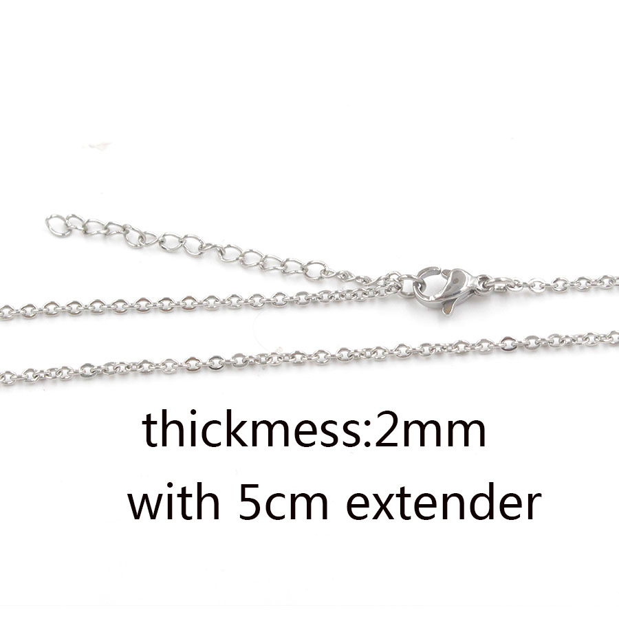 Simple Style Solid Color Titanium Steel Necklace display picture 5