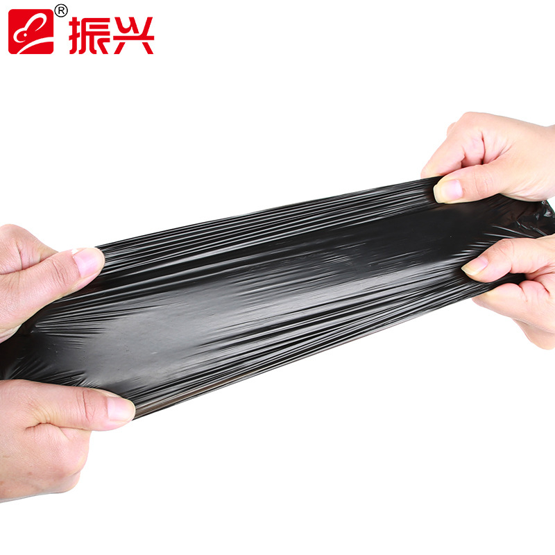 Zhenxing engrosada punto de descanso bolsa de basura desechable dormitorio cocina baño hogar negro bolsa de plástico gran rollo