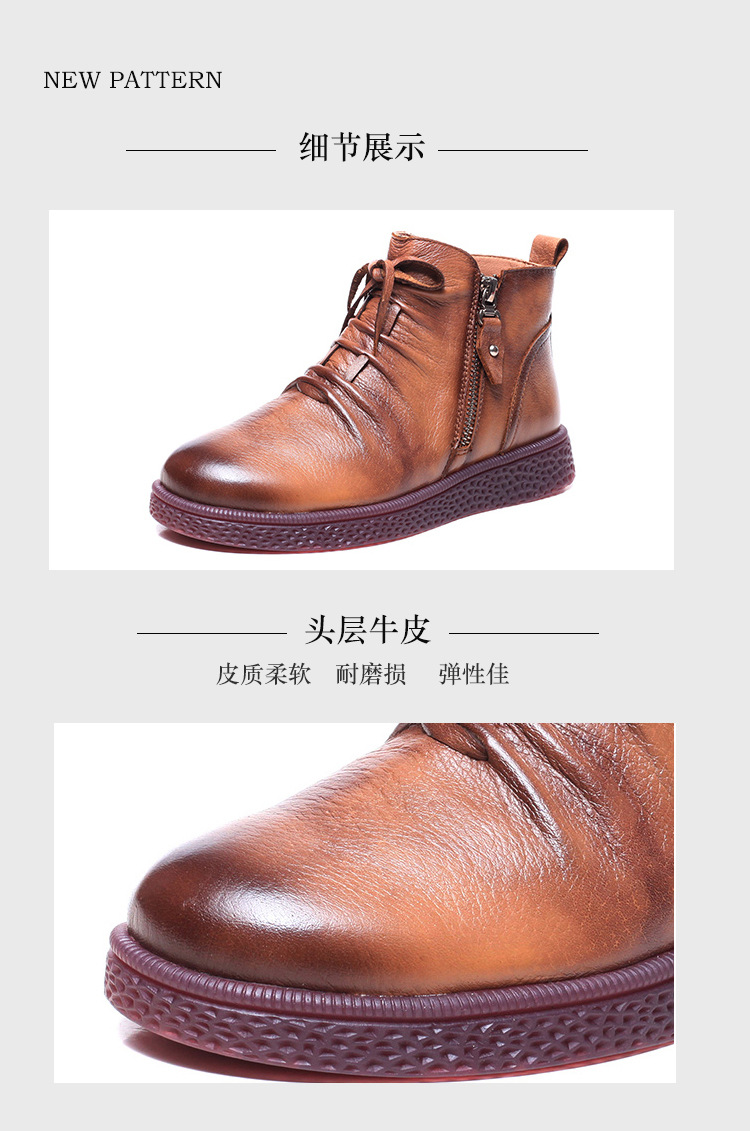 Bottes femme en En cuir - Ref 3355105 Image 11