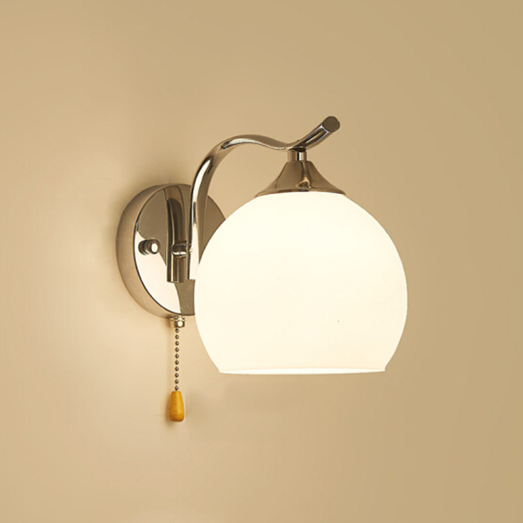 Modern minimalist LED bedroom bedside wall lamp living room aisle stair wall lamp cable switch engineering wall lamp Modern minimalist LED bedroom bedside wall lamp living room aisle stair wall lamp cable switch engineering wall lamp