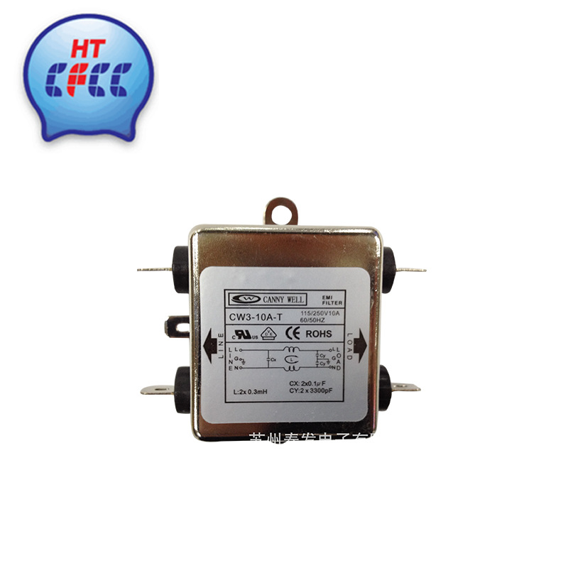 滤波器 CW3 10A T CANNY WELL  EMI FILTER 肯尼威 原厂正品批发