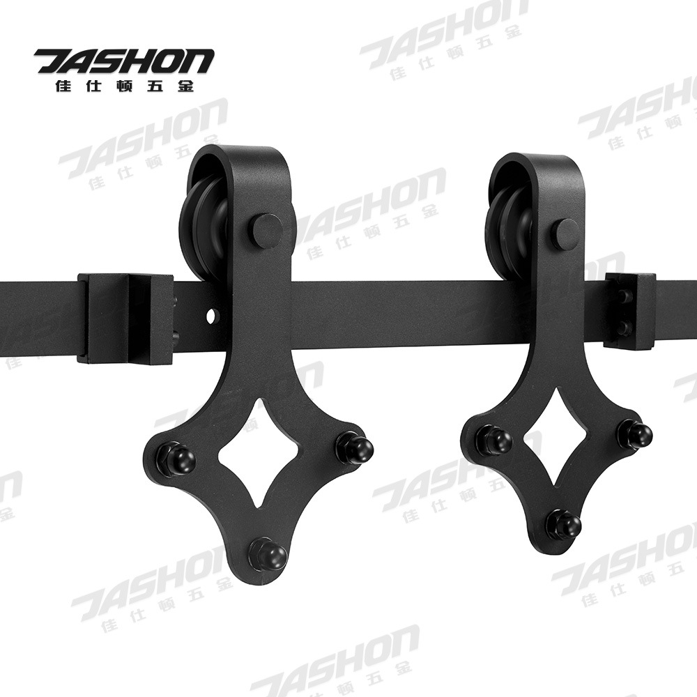 佳仕顿美式谷仓门导轨菱形 谷仓门五金配件 吊轨 轨道 静音滑