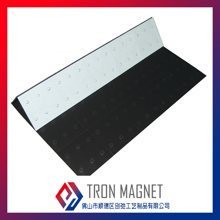 【厂家定制】挤出橡胶磁 软磁片 环保 同性异性 裱胶定制形状
