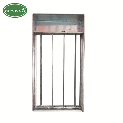 厂家定制正压送风口 镀锌多叶排烟口 多叶送风口|ms