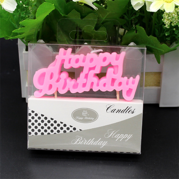 Birthday Letter Paraffin Party Candle 1 Piece display picture 3