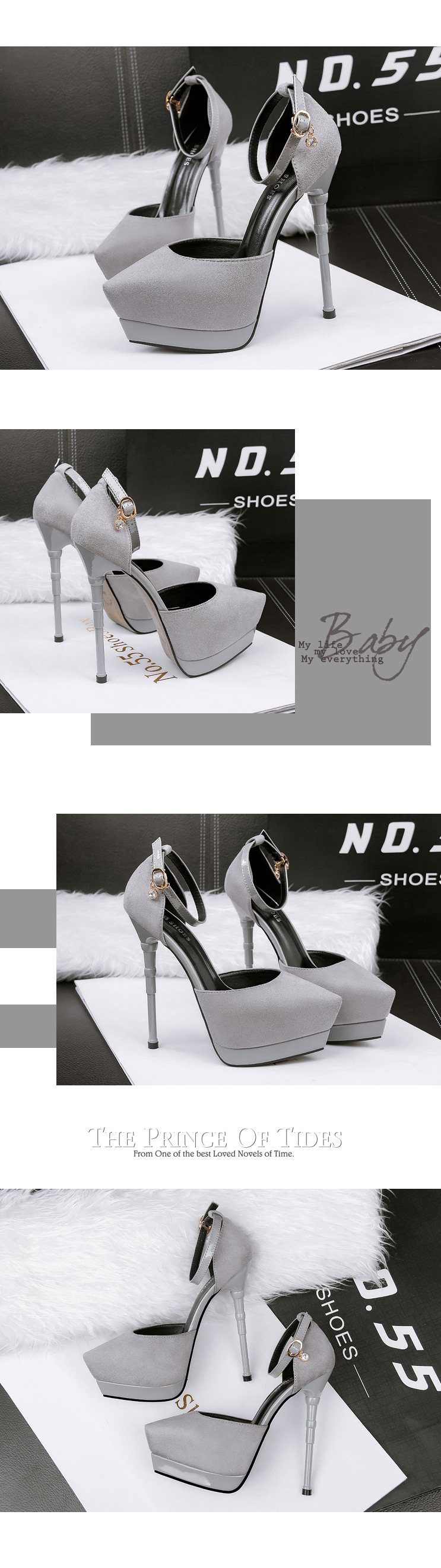 Chaussures été pour femme NO.55 SHOES en Caoutchouc - Ref 3346448 Image 16