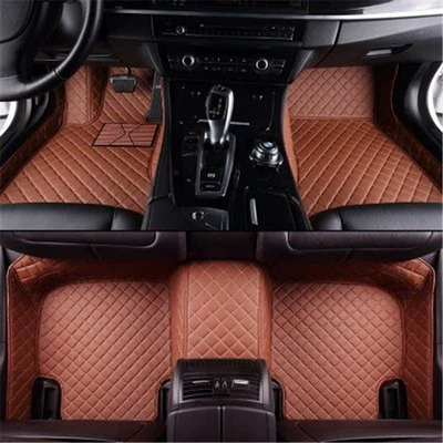 12 2013 old 2010 | Modelə uyğun ayaqaltı - brown-single-layer-leather-foot-mat