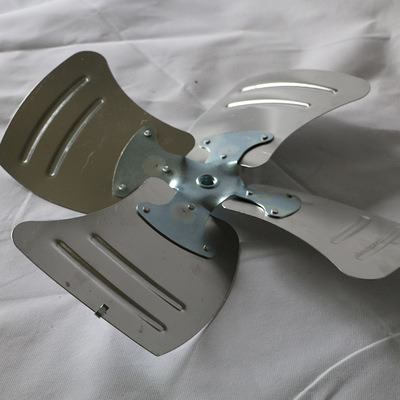 supply aluminium alloy Wind blade Shaded pole Motor fan Freezer Wind blade Heater fan blade 400MM Axial flow leaf