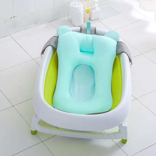 Children's products New baby bath mat Bath net pocket Children's bath non-slip mat Baby floating bath mat