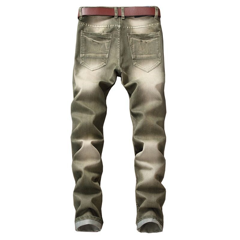 Pantalon jean coupe droite multicolore - Ref 3425811 Image 31