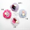 Brooch handmade lapel pin, clothing, accessory from pearl, wholesale, flowered