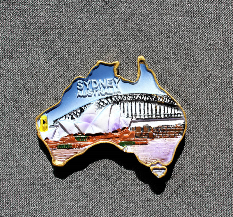 澳大利亚悉尼歌剧院树脂冰箱贴 居家日用百货旅游磁铁纪念品淘宝