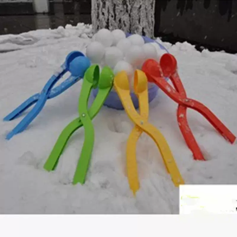 现货加大加厚 雪球夹雪球勺玩雪工具夹雪器 儿童滑雪用品厂家