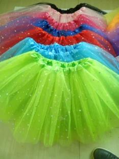 Взрослая юбка-пачка tutu из сетки со звёздами и блёстками