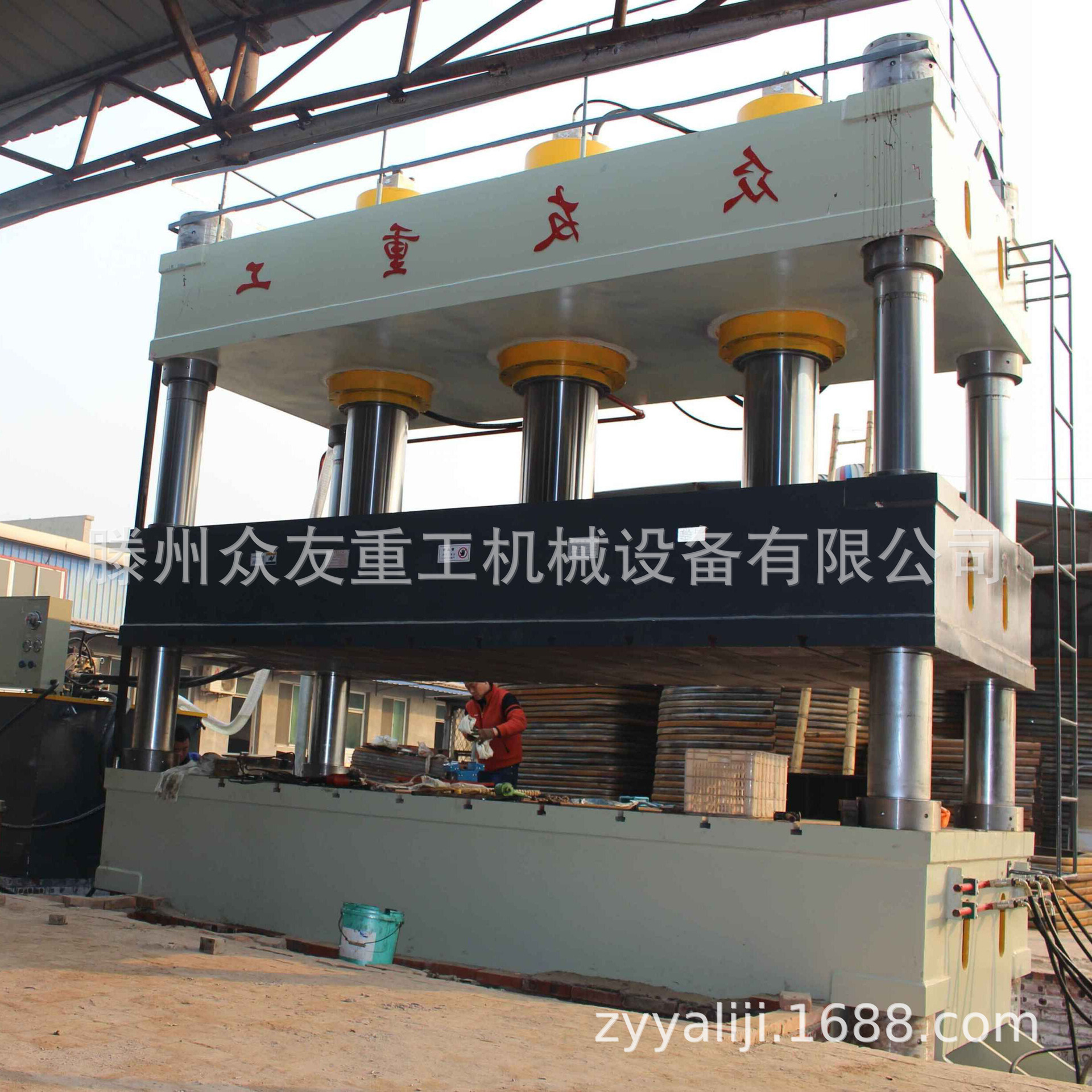 伺服油压机支持定做1000T汽车部件成型四柱液压机