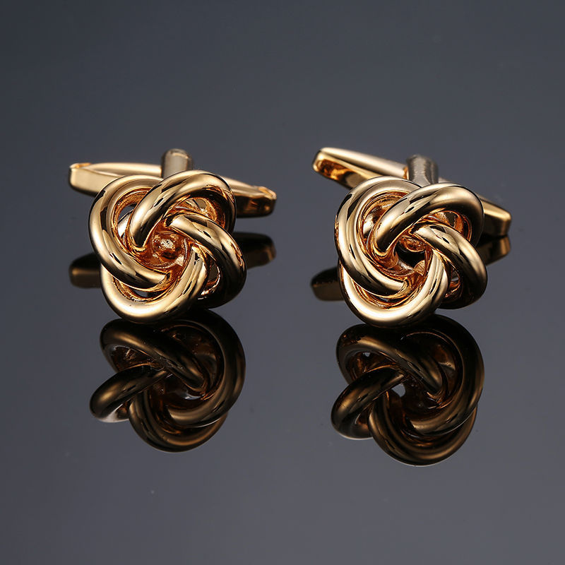 Simple Style Solid Color Copper Plating Unisex Cufflinks 1 Pair display picture 17