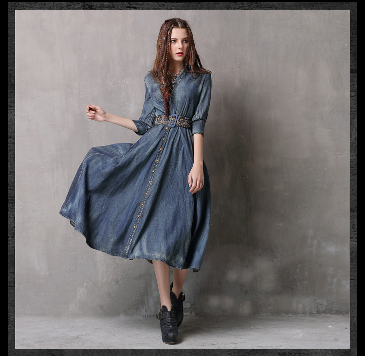 Robe femme LIAOSHI KEER QIAOWA       en Cow-boy - Ref 3326840 Image 38