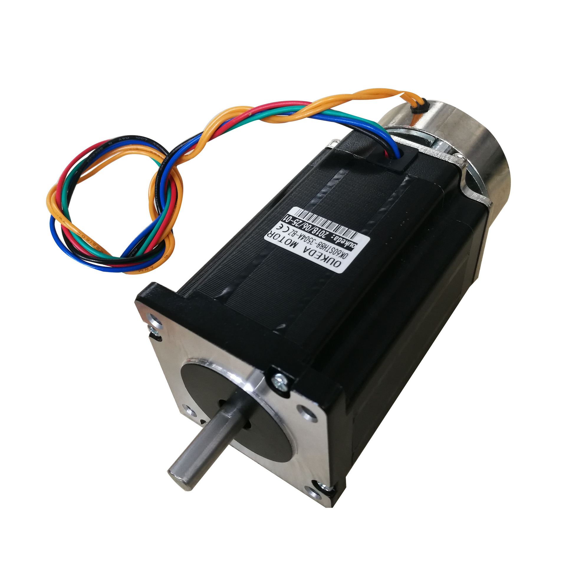 OK60STH90-2804BZ 厂家直销 60刹车步进电机  失电刹车 24V