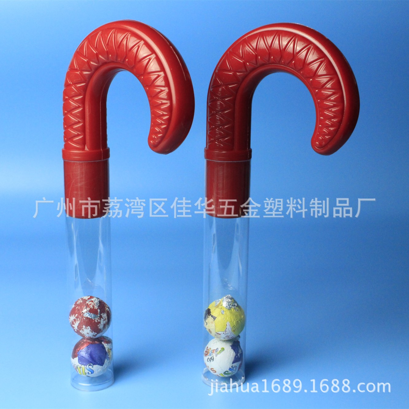 供应圣诞糖果包装管拐杖直径32MM