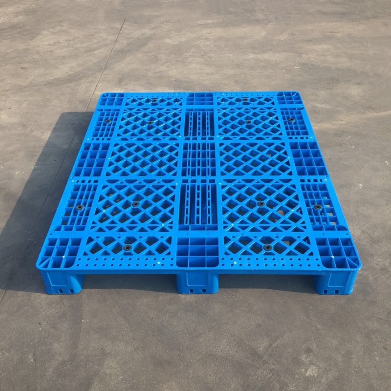厂家直销1412网格川字塑料托盘叉车托盘塑料卡板货架托盘仓库垫板
