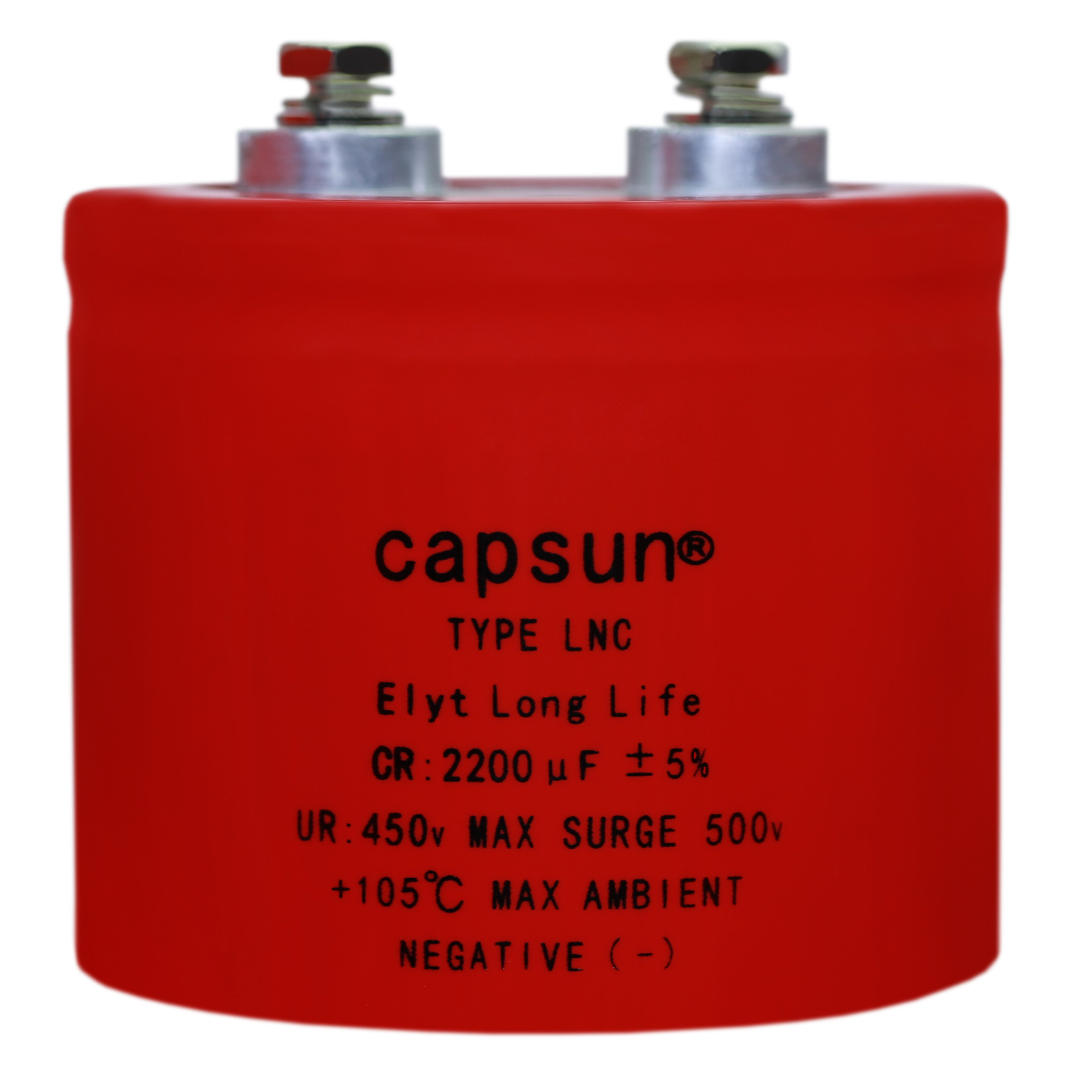 电容 2200uf450v高压大容量可并联电容器CAPSUN原装品