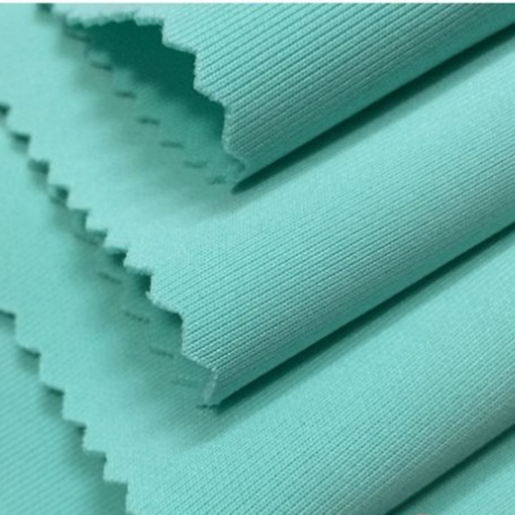 空气层针织布料南韩丝全涤氨纶健康布秋冬学生校服运动套装面料