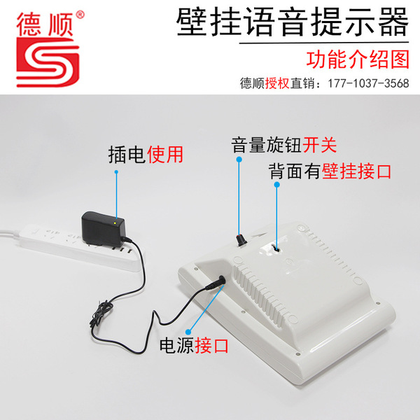 DS-610 Voice Totor Person's infrared induction site can set up voice…