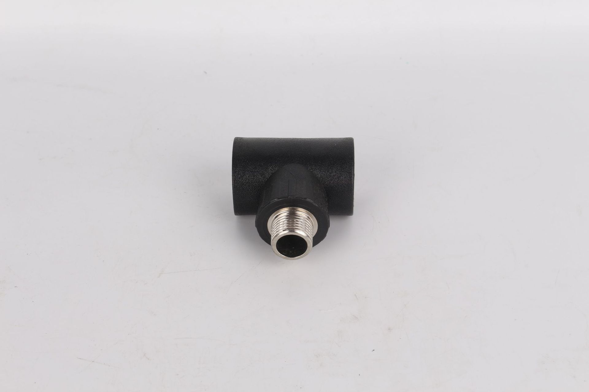 厂家直销 生产 加工 PE给水管件、PE给水管材 外牙三通塑料管