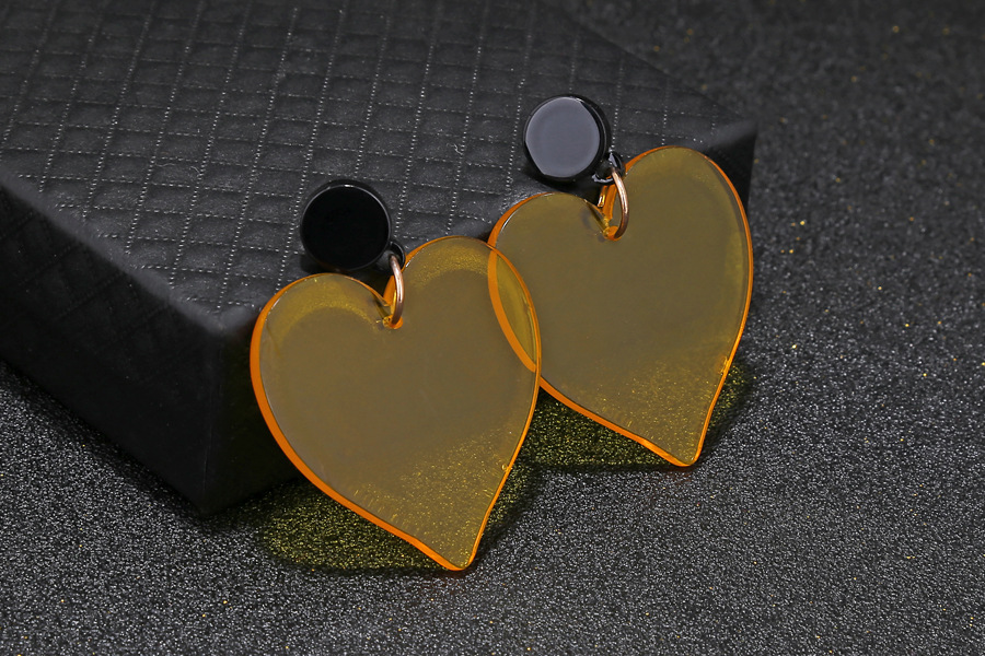 Corée Nouvelle Acrylique Amour Mignon Boucles D&#39;oreilles De Mode Pour Les Femmes En Gros display picture 3