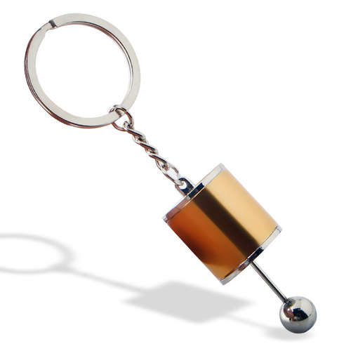 Factory direct sales car modified gear shifter key chain creative personalized car modified gear head key chain