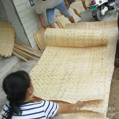 现货批发装饰竹席竹编席子工地围挡编织材料天花吊顶装修|ms
